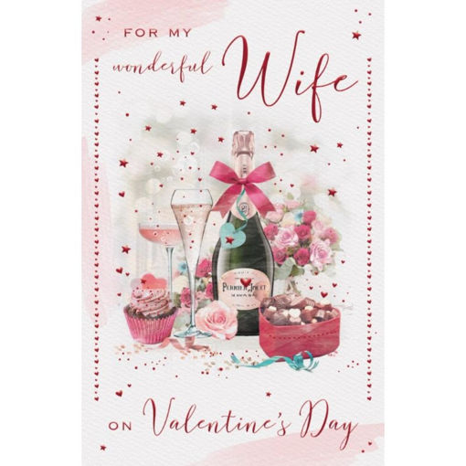 Picture of FOR MY WONDERFUL WIFE VALENTINE CARD